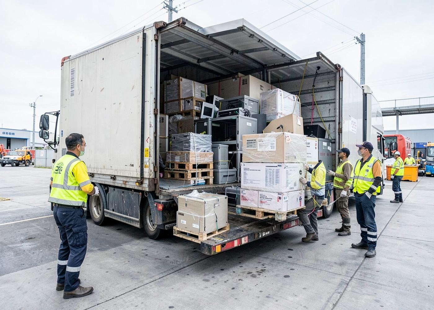 Transport de marchandises pour une entreprise